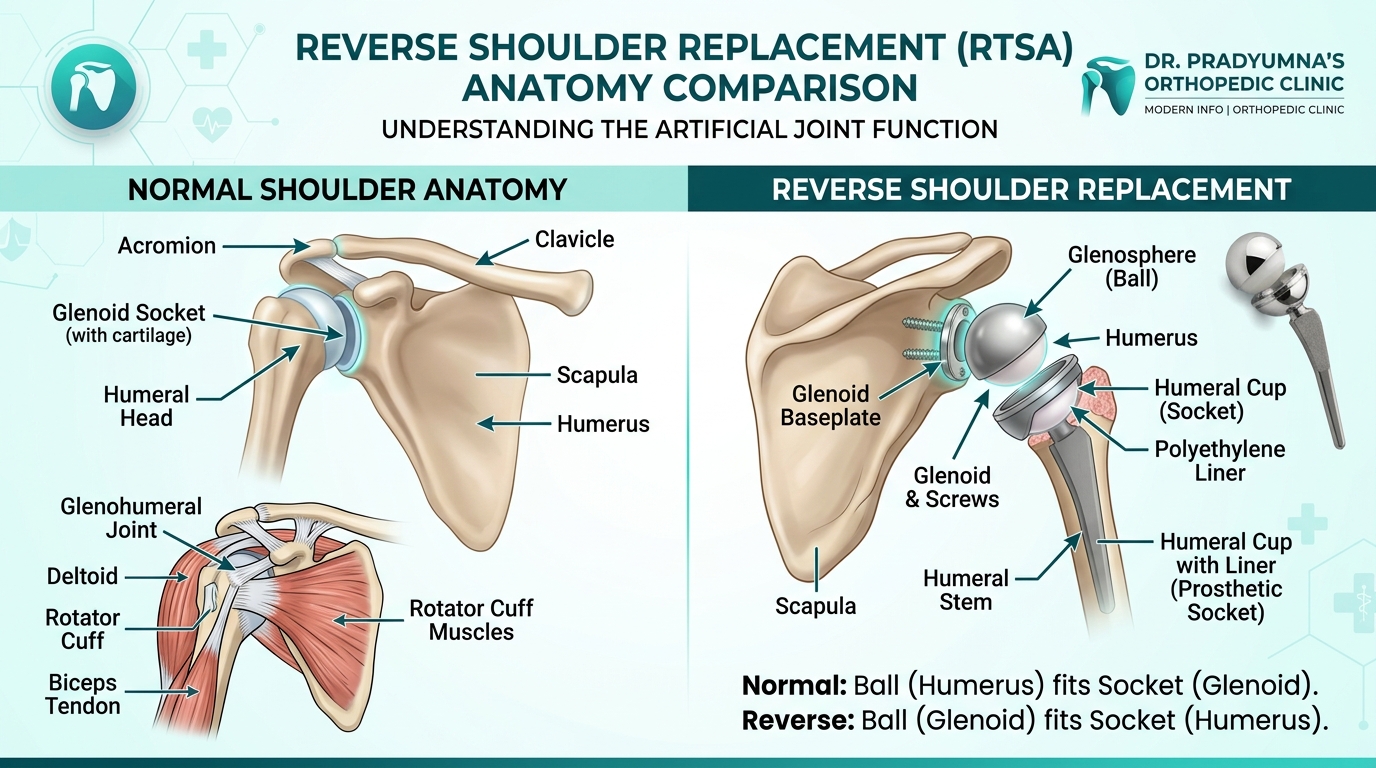 Reverse Shoulder Replacement: Who Needs It and What Recovery Looks Like - Dr. Pradyumna R