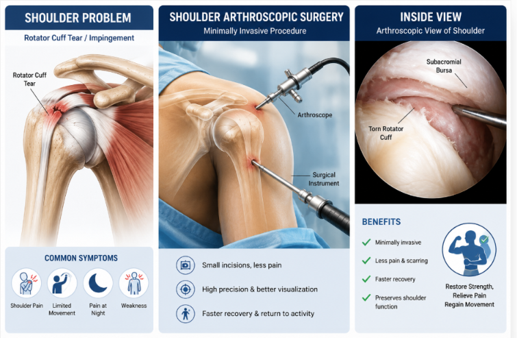 Shoulder Arthroscopic Surgery Inside View & Benefits