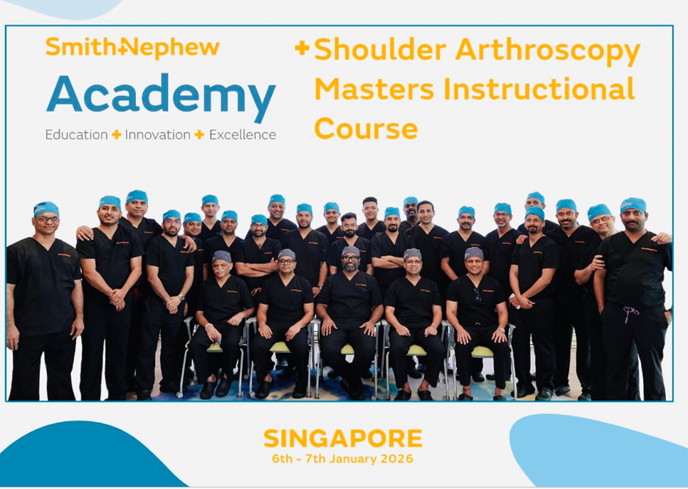 Smith+Nephew Singapore Masters Course Delegation - Dr. Pradyumna R